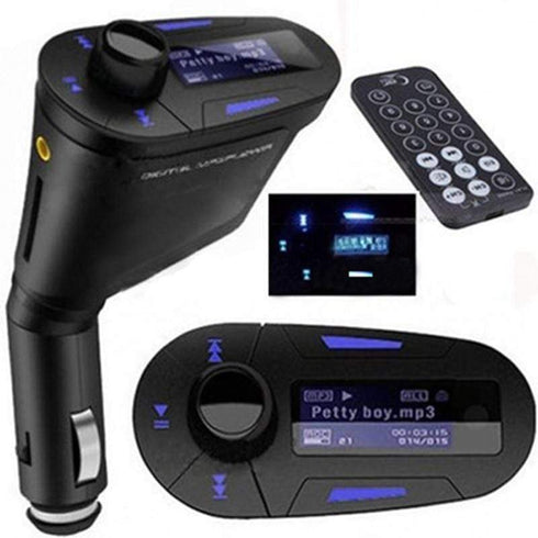 AussieSuperStore Homeware Supplies High Quality Excellent Kit Transmitter Car MP3 Player Wireless USB Blue High Quality Kit Transmitter Car MP3 Player Wireless USB FM Blue CBCARFMSDMMC360BLU
